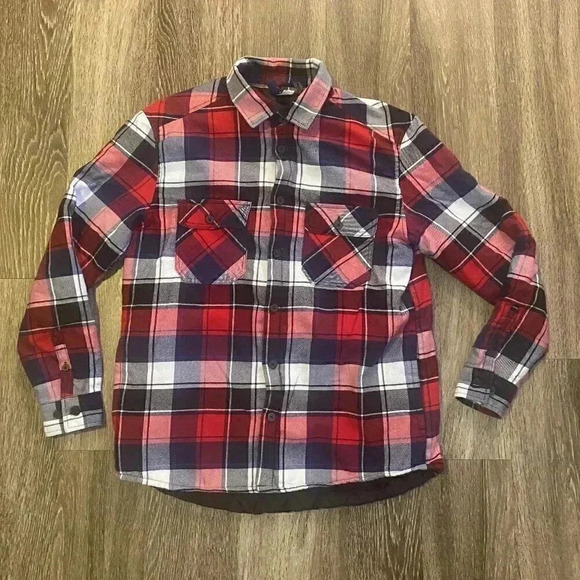 Divided Other - Mens H&M Divided Red Plaid Shacket - S